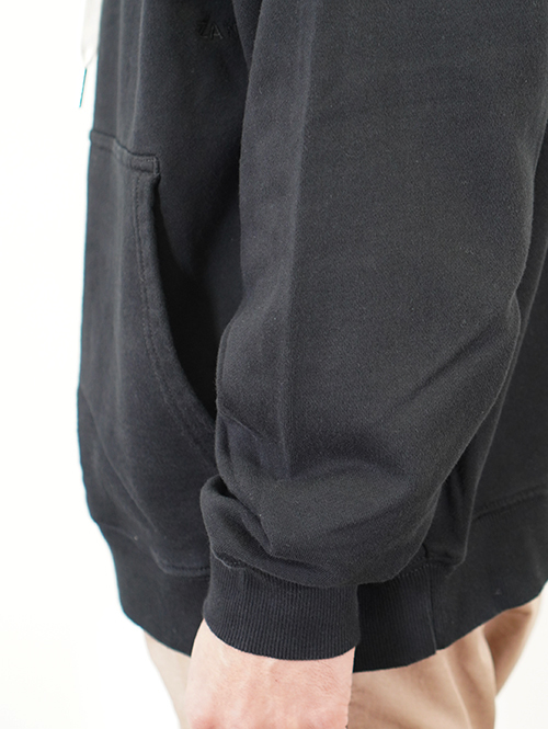 ZANEROBE orgo LOWGO HOOD SWEAT - Black