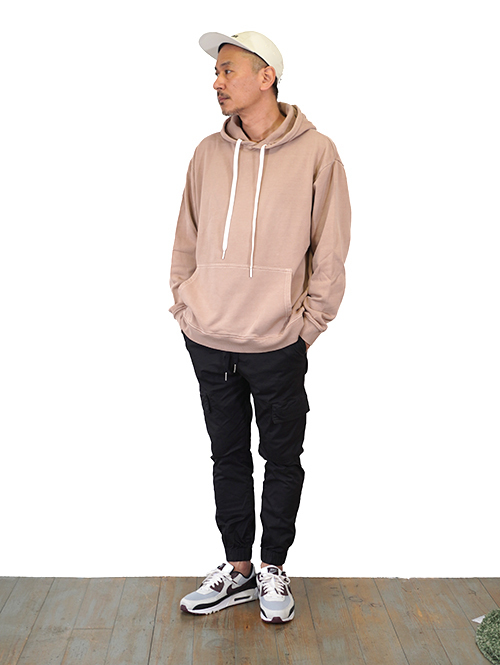 ZANEROBE LOWGO HOOD SWEAT - Lt.Rose
