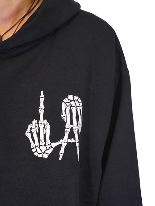 LOCAL AUTHORITY LA BONES TIL DEATH HOODED FLEECE