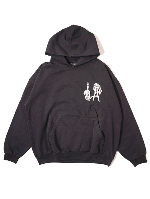 LOCAL AUTHORITY LA BONES TIL DEATH HOODED FLEECE