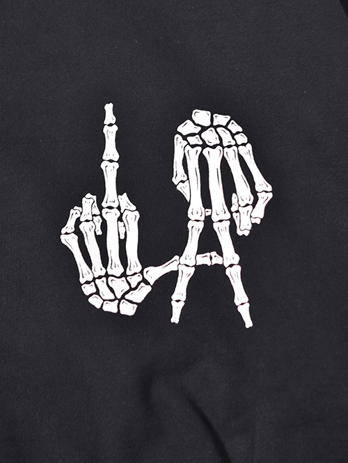 LOCAL AUTHORITY LA BONES TIL DEATH HOODED FLEECE