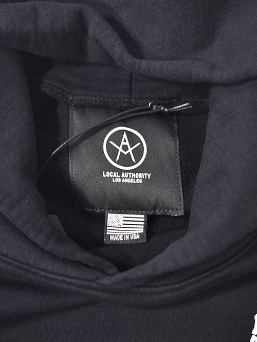 LOCAL AUTHORITY LA BONES TIL DEATH HOODED FLEECE