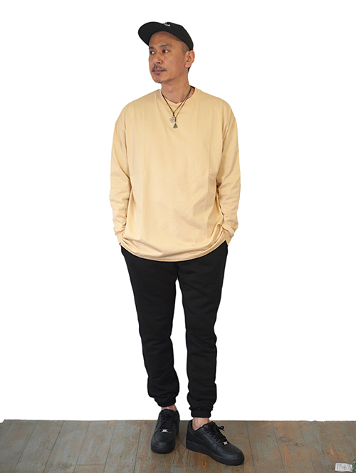 Rue Porter LUXURY LONG SLEEVE  T  - Sand