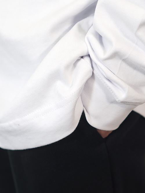 Rue Porter LUXURY LONG SLEEVE  T  - White