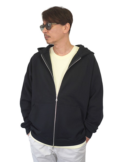 ZANEROBE LOWGO HOOD ZIP SWEAT 