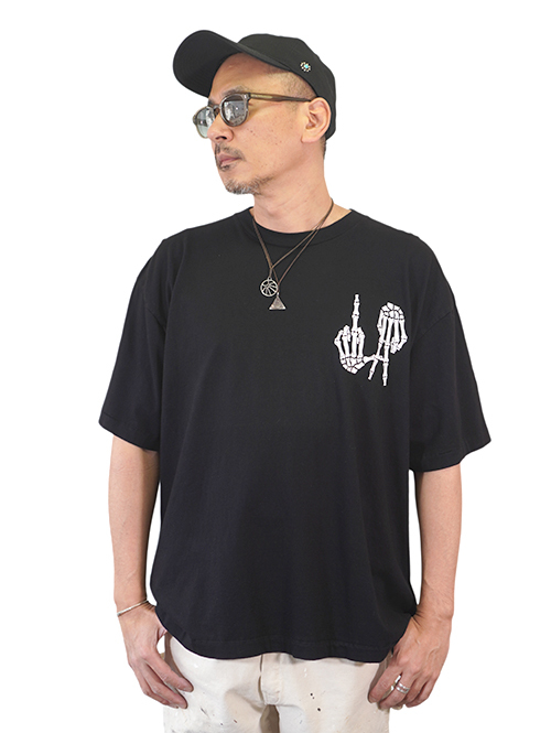 LOCAL AUTHORITY LA BONES TIL DEATH SHOP TEE - Black