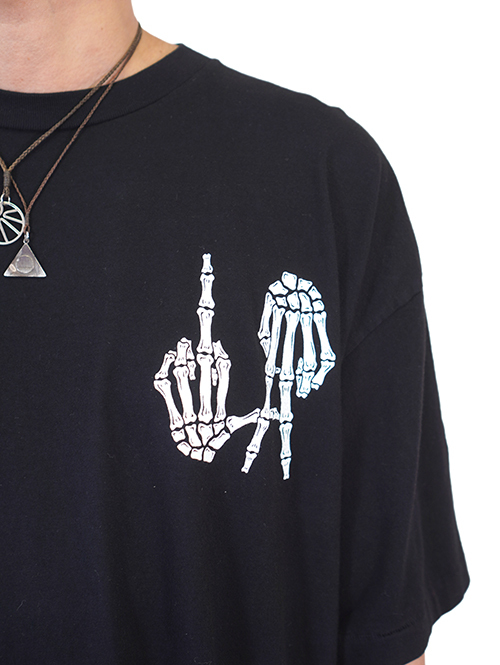 LOCAL AUTHORITY LA BONES TIL DEATH SHOP TEE - Black