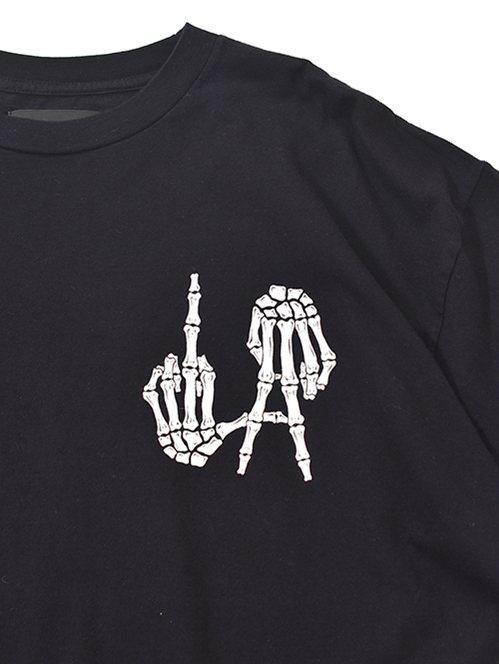 LOCAL AUTHORITY LA BONES TIL DEATH SHOP TEE - Black