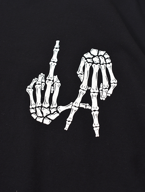 LOCAL AUTHORITY LA BONES TIL DEATH SHOP TEE - Black