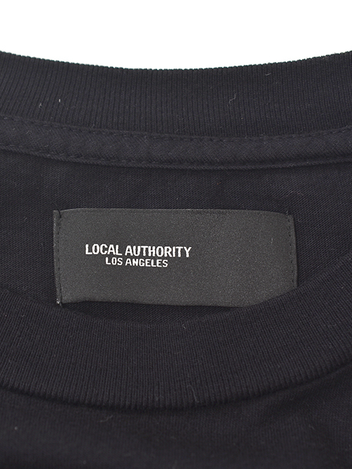 LOCAL AUTHORITY LA BONES TIL DEATH SHOP TEE - Black