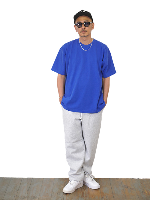 LOS ANGELES APPAREL  8.5oz Limited Edition TEE(BLUE)