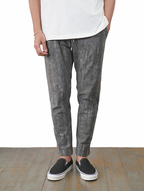 SERGENT ハイテンションデニムループ付ジョグパンツ (63012)Grey