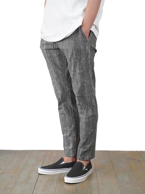 SERGENT ハイテンションデニムループ付ジョグパンツ (63012)Grey