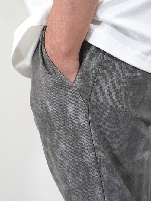SERGENT ハイテンションデニムループ付ジョグパンツ (63012)Grey