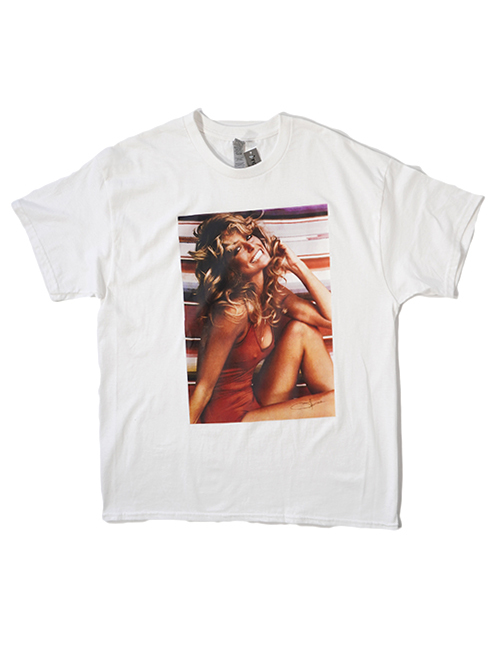 Safari掲載 Farrah Fawcett(ファラフォーセット)プリントTシャツ