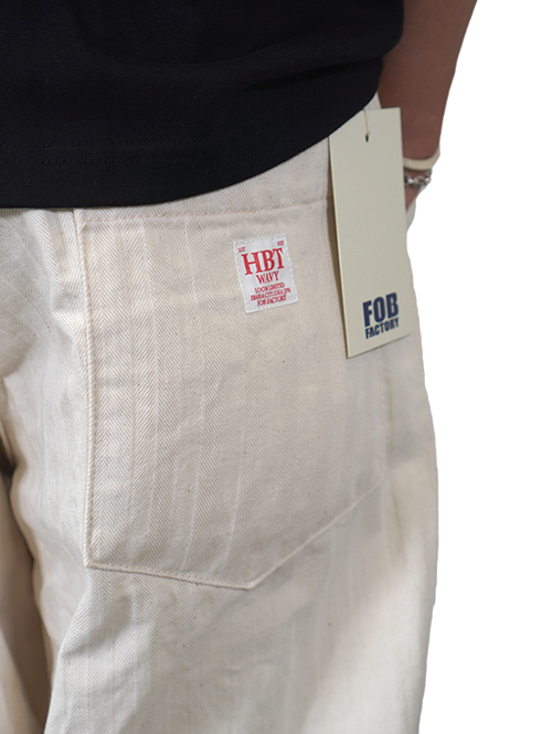 FOB FACTORY HBT PAINTER PANTS (ECRU) Restock
