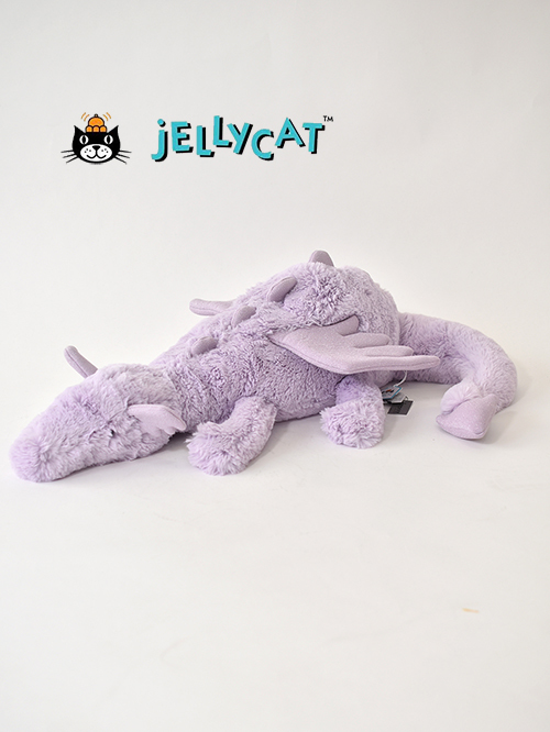 【66㎝ 特大サイズ Huge ヒュージサイズ】JLavender Dragon　Huge 　ラベンダードラゴン ヒュージ サイズ　らべんだー どらごん　紫　ぬいぐるみ 🐉