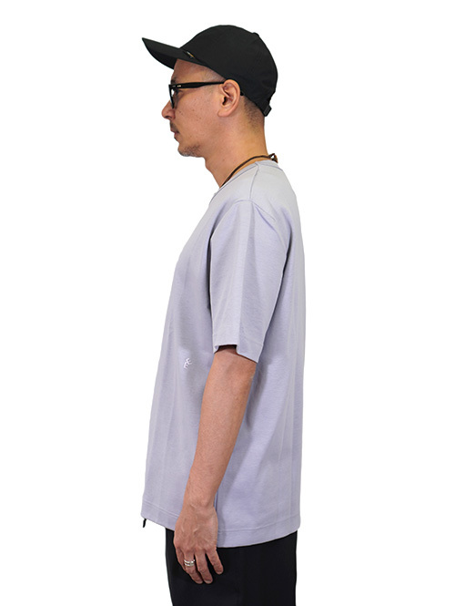 ELVIN(エルバイン)Hadar ダブルフェイスジャージー Tシャツ(Violet Ice)