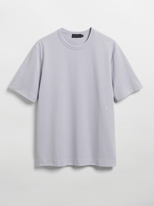 ELVIN(エルバイン)Hadar ダブルフェイスジャージー Tシャツ(Violet Ice)
