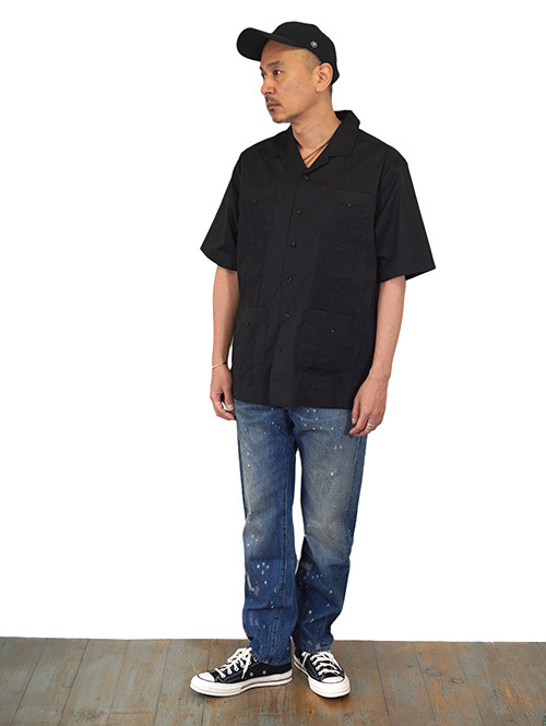 CUBAVERA(キューバベラ)Cuba Shirts Black