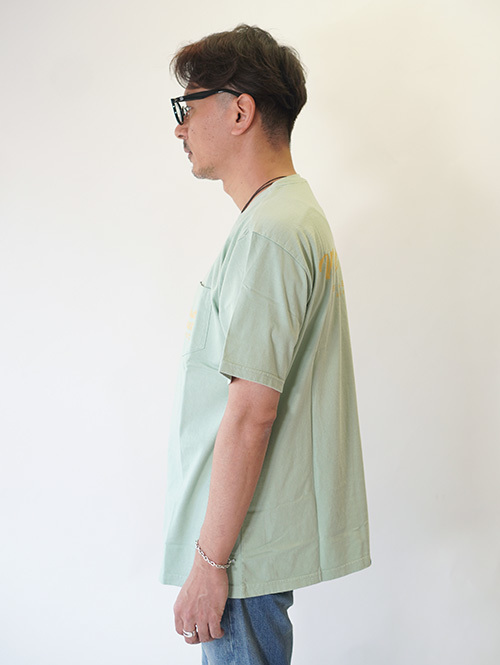 TURN ME ON WEST COAST SINGLE TWIN SLIDERS CLUB Tee Green