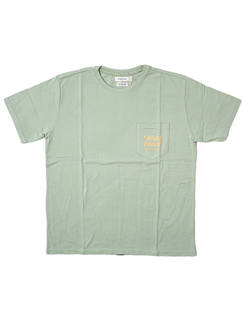 TURN ME ON WEST COAST SINGLE TWIN SLIDERS CLUB Tee Green