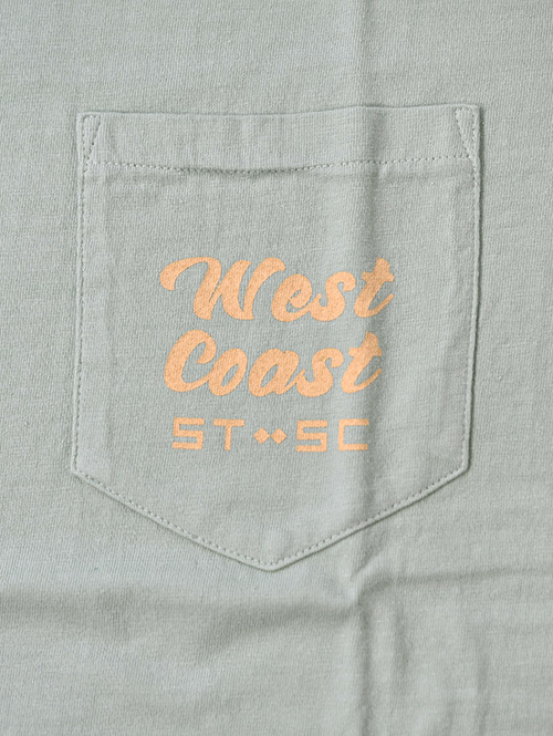 TURN ME ON WEST COAST SINGLE TWIN SLIDERS CLUB Tee Green