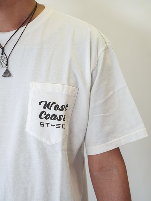 TURN ME ON WEST COAST SINGLE TWIN SLIDERS CLUB Tee White