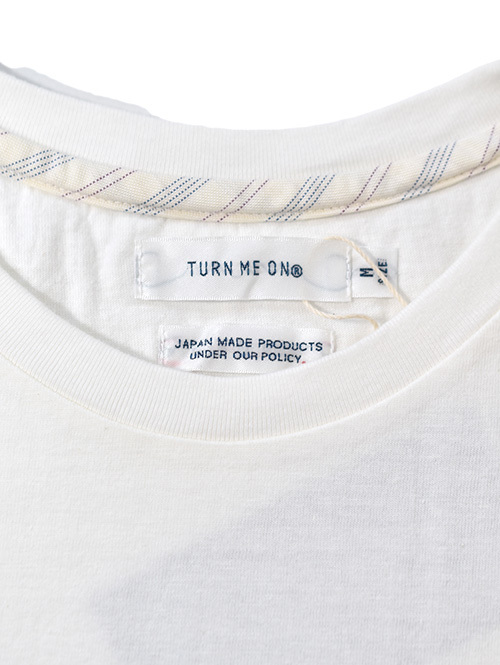TURN ME ON WEST COAST SINGLE TWIN SLIDERS CLUB Tee White