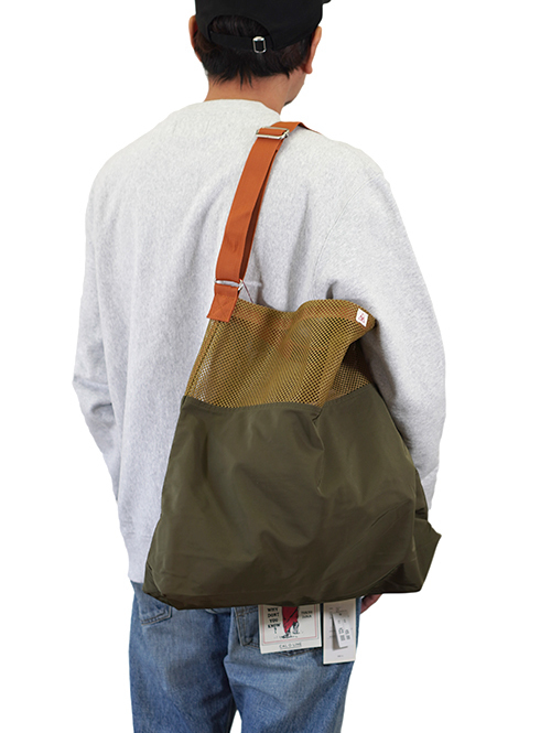 CAL O LINE × Dip コラボ マーケットバッグ Olive