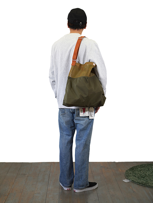CAL O LINE × Dip コラボ マーケットバッグ Olive