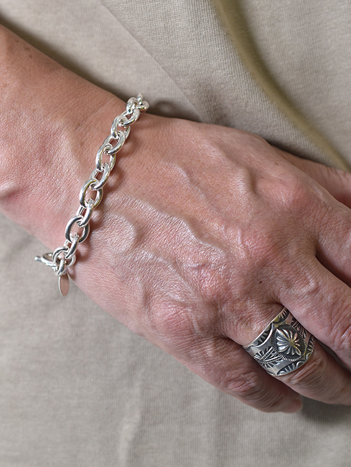 Etoffe Original Silver 925 Chain Bracelet 250TYPE