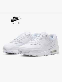 Nike Air Max 90ホワイト/ホワイト/ウルフグレー/ホワイト(CN8490-100)