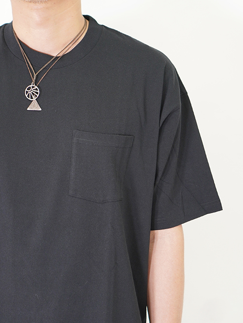 GOAT(ゴート)7oz SHORT SLEEVE POCKET TEE - Black