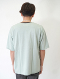 Grab in hollywood Heavy Weight Relax Fit All Cut Tee  - Pistachio