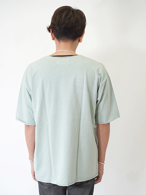 Grab in hollywood Heavy Weight Relax Fit All Cut Tee - Pistachio