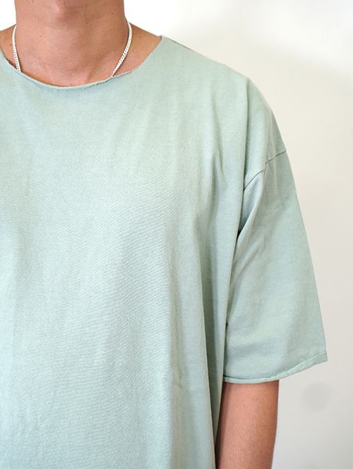 Grab in hollywood Heavy Weight Relax Fit All Cut Tee  - Pistachio