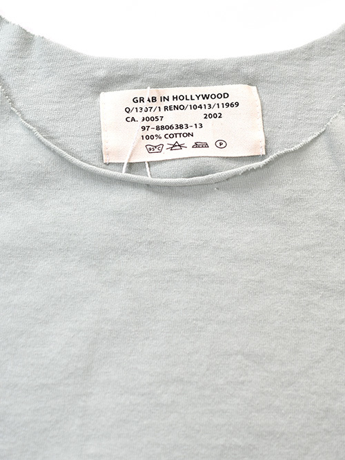Grab in hollywood Heavy Weight Relax Fit All Cut Tee - Pistachio