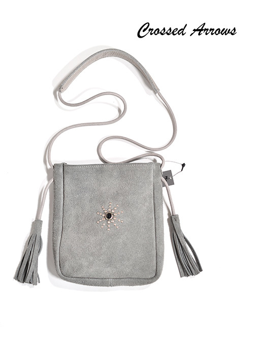 Crossed Arrows スターバースト ネックバッグ Grey