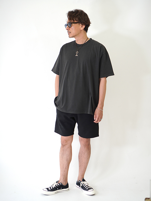 GOAT FLEECE SWEAT SHORTS 15.5OZ(スウェットショーツ15.5オンス)Black