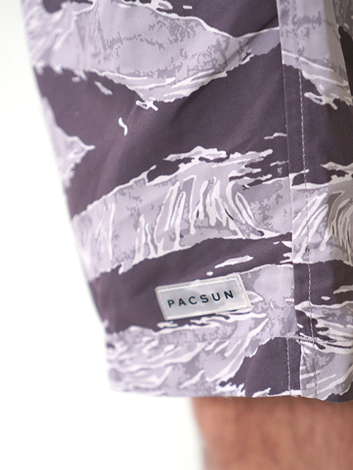 PACSUN 2WAY SWIM SHORTS CAMO