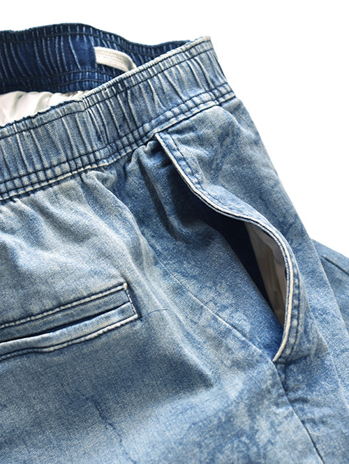 ZANEROBE Sureshot Denim Short - Blue Marble