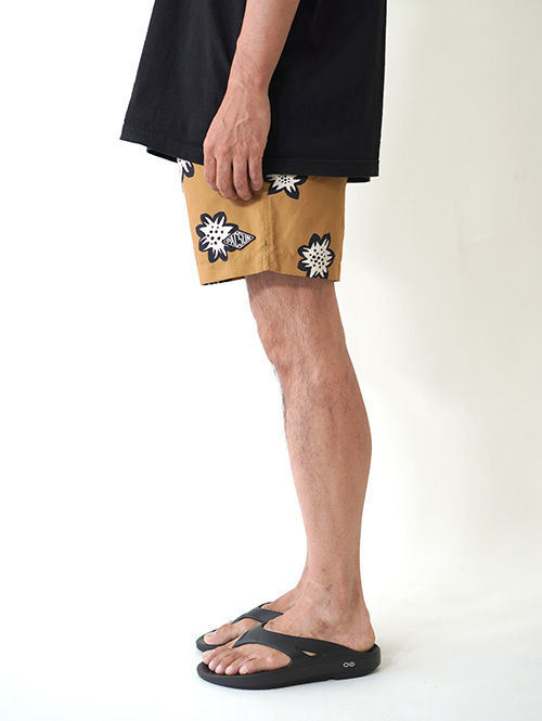 PACSUN 2WAY SWIM SHORTS Neutral Floral 再入荷