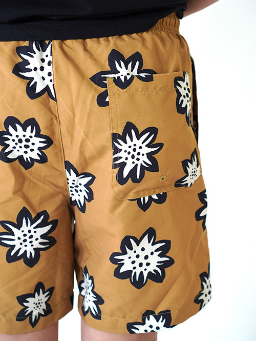 PACSUN 2WAY SWIM SHORTS Neutral Floral 再入荷