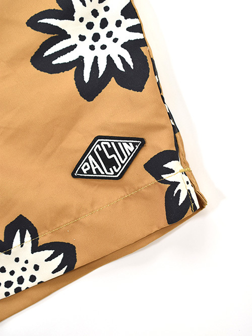 PACSUN 2WAY SWIM SHORTS Neutral Floral 再入荷