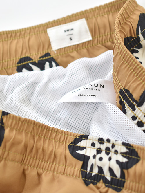 PACSUN 2WAY SWIM SHORTS Neutral Floral　再入荷