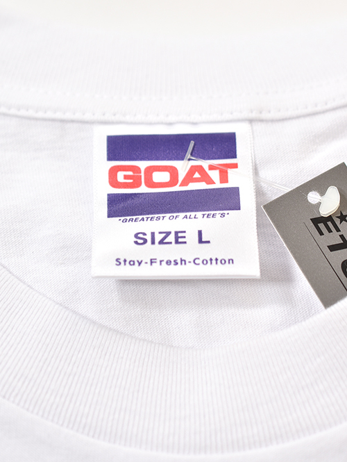 GOAT(ゴート)7oz POCKET TEE - White 再入荷