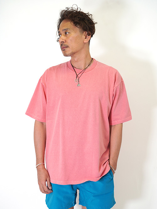 GOAT（ゴート）7oz PIGMENT DYE SHORT SLEEVE TEE - Water Melon 再入荷