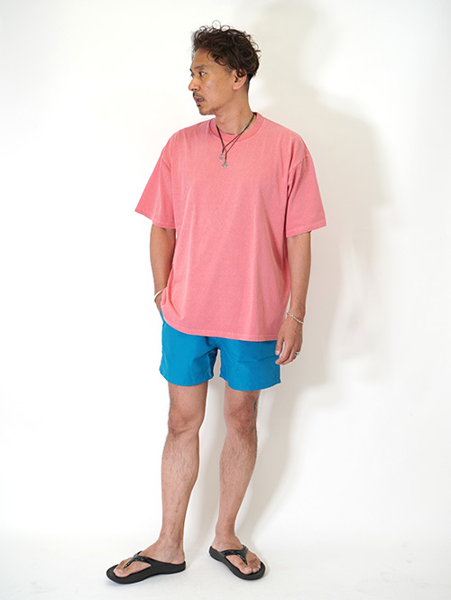 GOAT（ゴート）7oz PIGMENT DYE SHORT SLEEVE TEE - Water Melon 再入荷