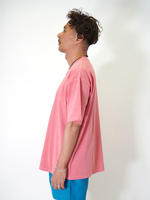 GOAT（ゴート）7oz PIGMENT DYE SHORT SLEEVE TEE - Water Melon 再入荷